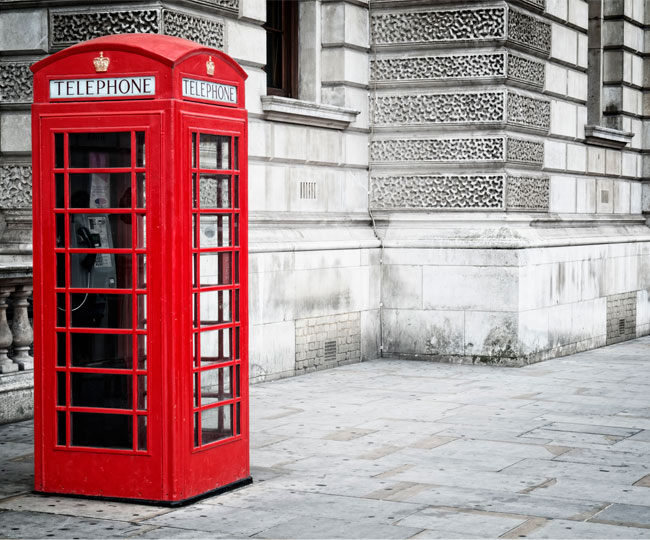 Fotomurales papel pintado inglaterra cabina telefónica londres